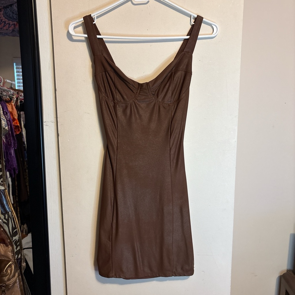 Bustier bodycon dress